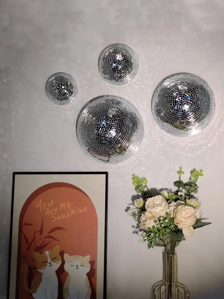 Old Fashioned Glass - Nowe Ścienne Kule Disco Lustrzane Metaliczne