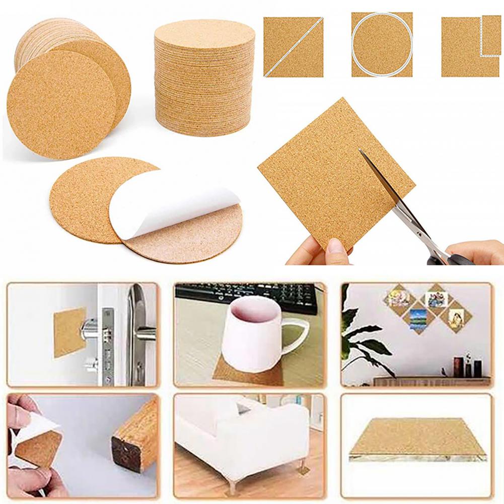 Home Bar Supplies - 10 sztuk podkładek korkowych Kwadratowa mata
