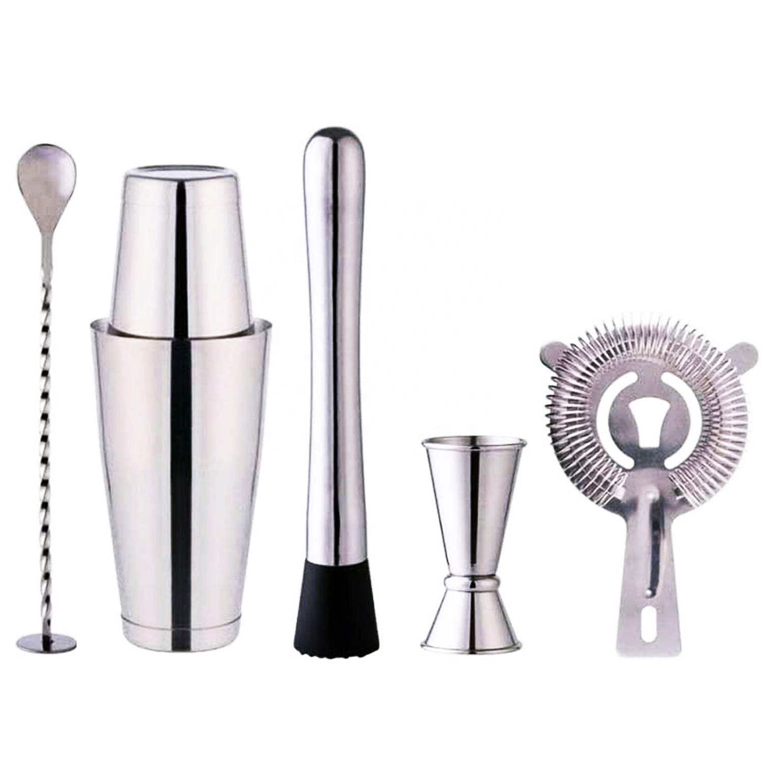 Boston Shaker Set - stllFactory Popularny zestaw 6-elementowy Boston Shaker
