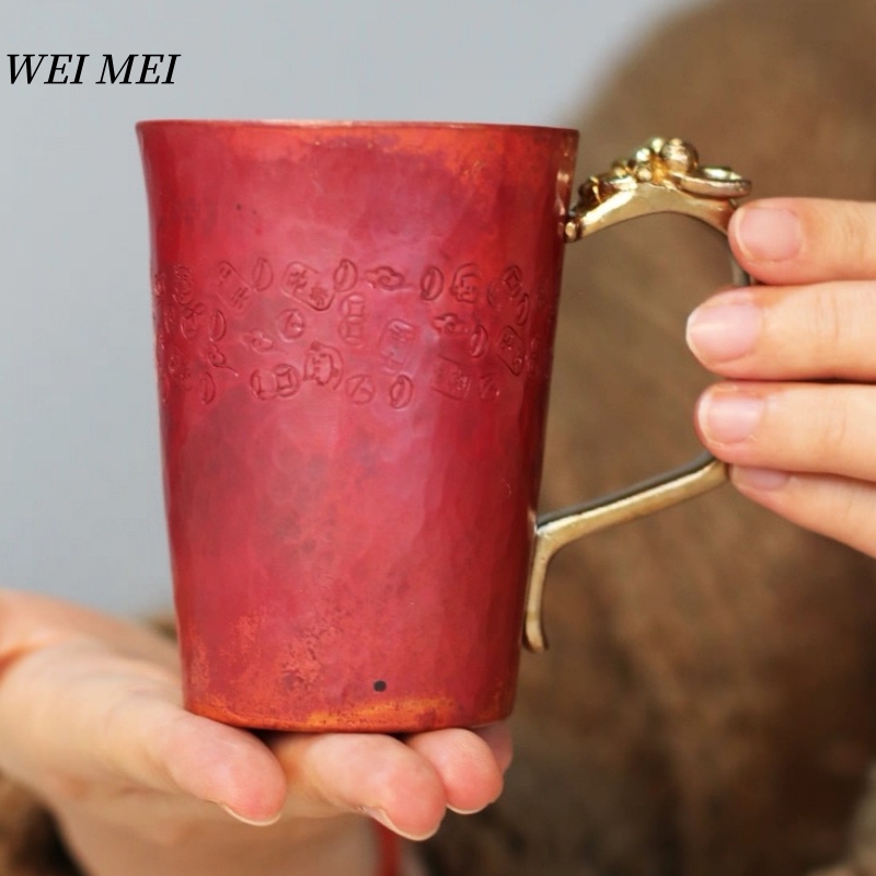 Mule Copper Mug - Ręcznie robiony, miedziany kubek do kawy