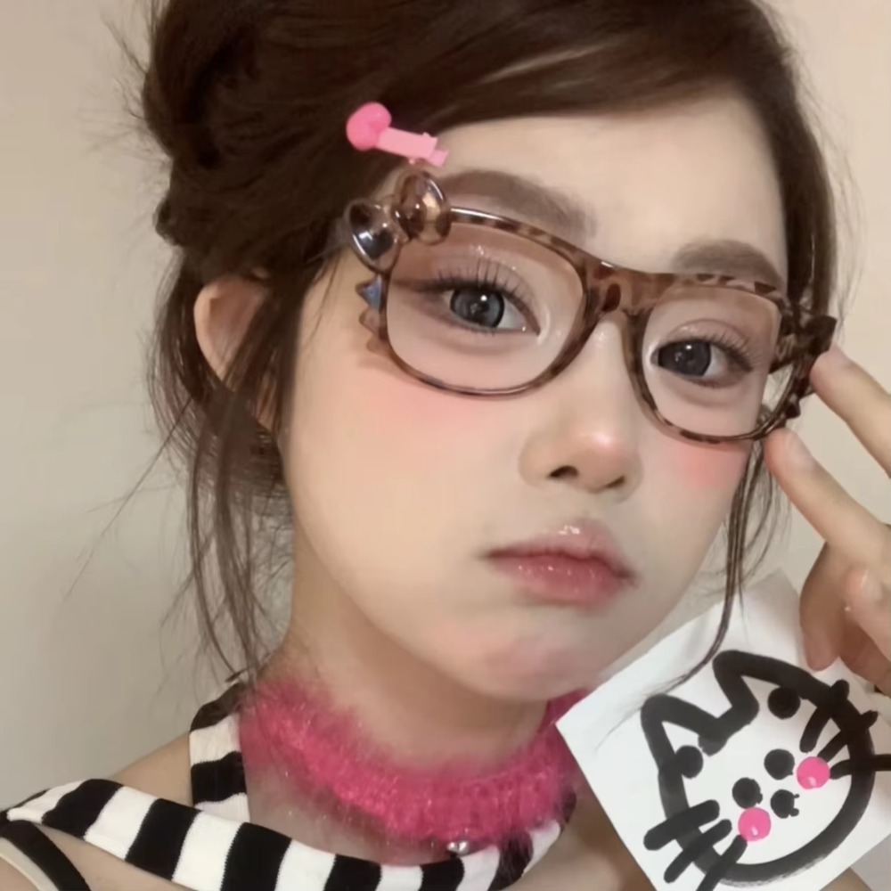 Old Fashioned Glass - Urocze Okulary Retro Anime KtEyewear Ozdobne
