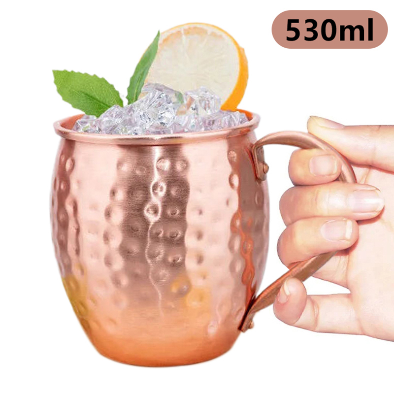 Mule Copper Mug - 【F】530ml 100% Miedziany Kubek do Moscow