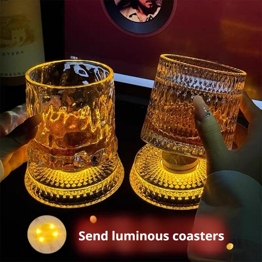 Old Fashioned Glass - 360 ° Obrotowy kieliszek do whisky