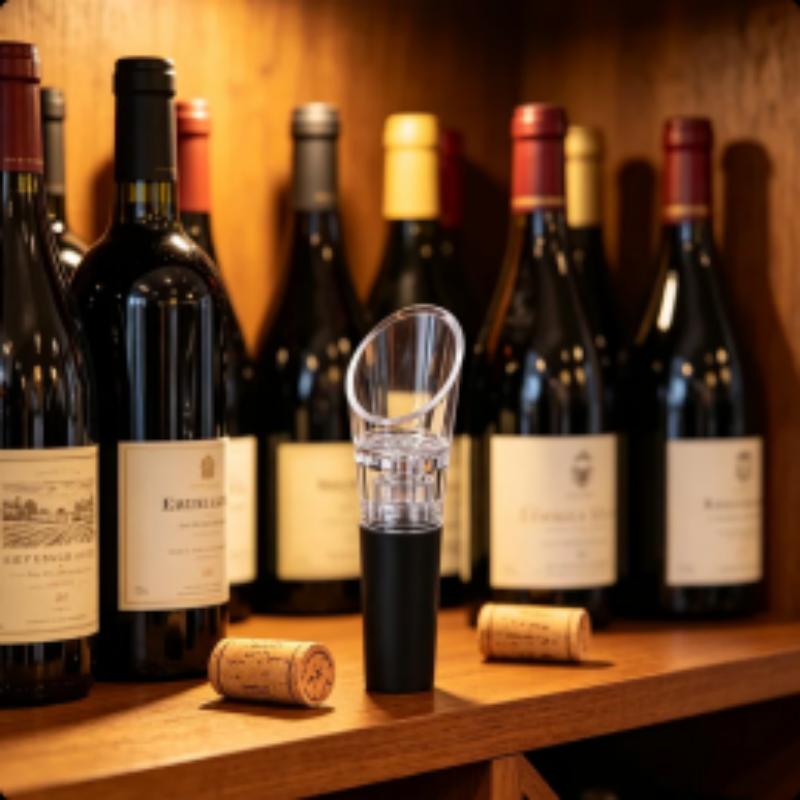 Wine Preservation Pump - Aerator do wina z wylewką i