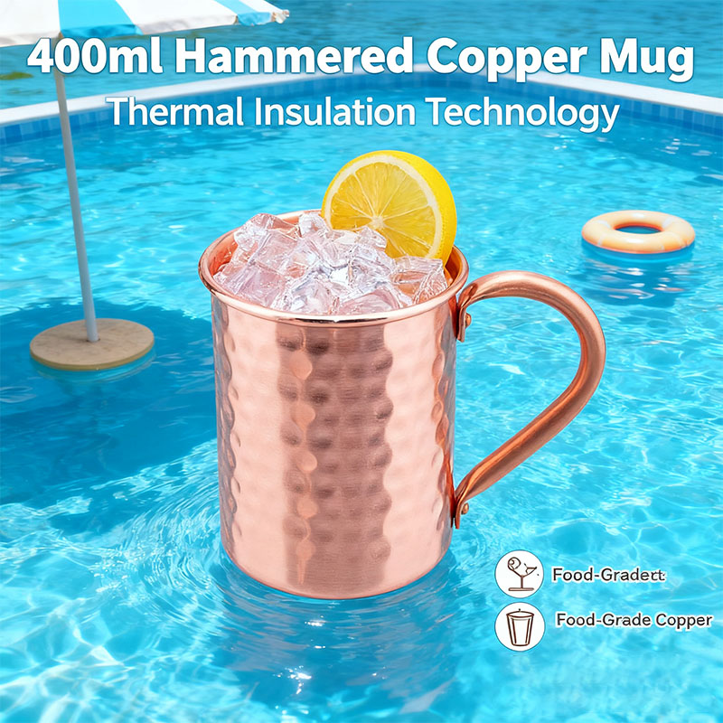 Mule Copper Mug - Nowe, w 100% miedziane kubki, czyste,
