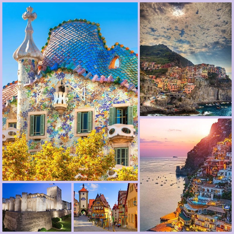 Home Barcelona - Diamentowe malowanie Barcelona krajobraz, hiszpania Guell