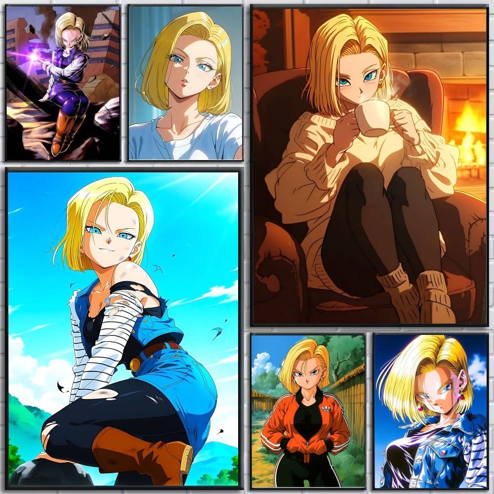 Home Bar Android - Plakaty Anime DRAGON BALL Android 18,