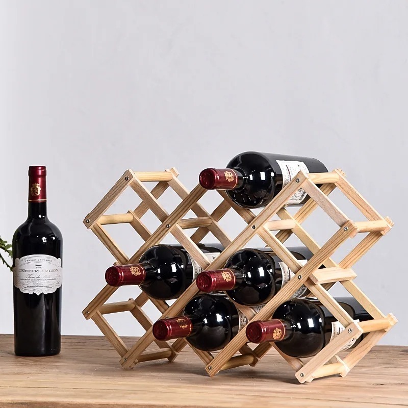 Home Bar Shelves - Półki do przechowywania wina z możliwością