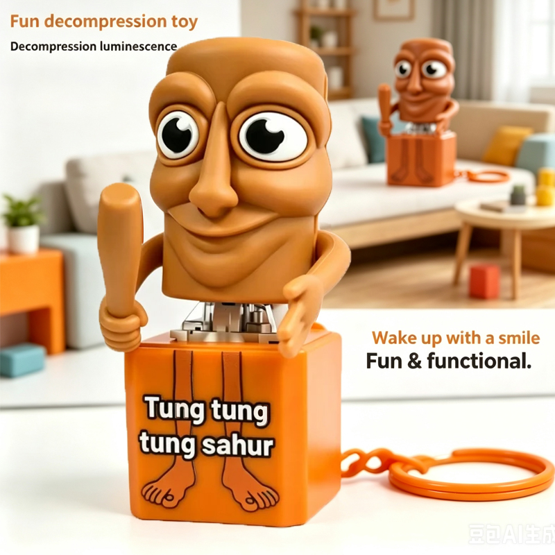 Home Bar Accessories - Nowy breloczek Tung Tung Tung Sahur,