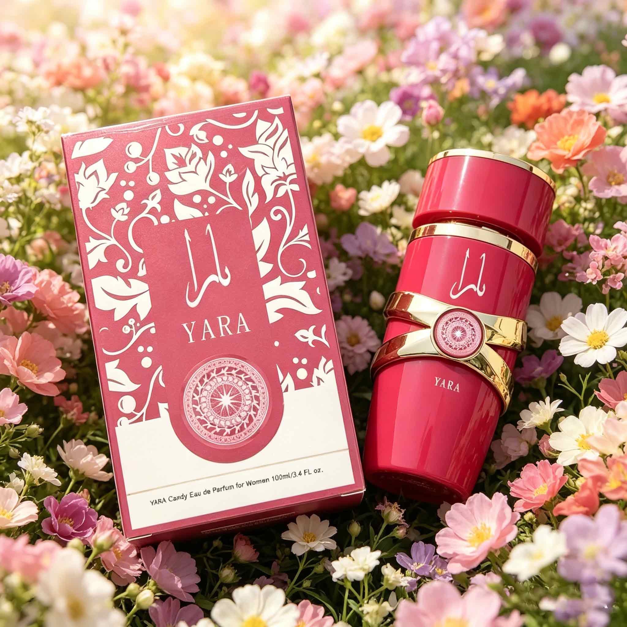 Home Bar Accessories - Perfumy Yara Middle East, różowa czerwona
