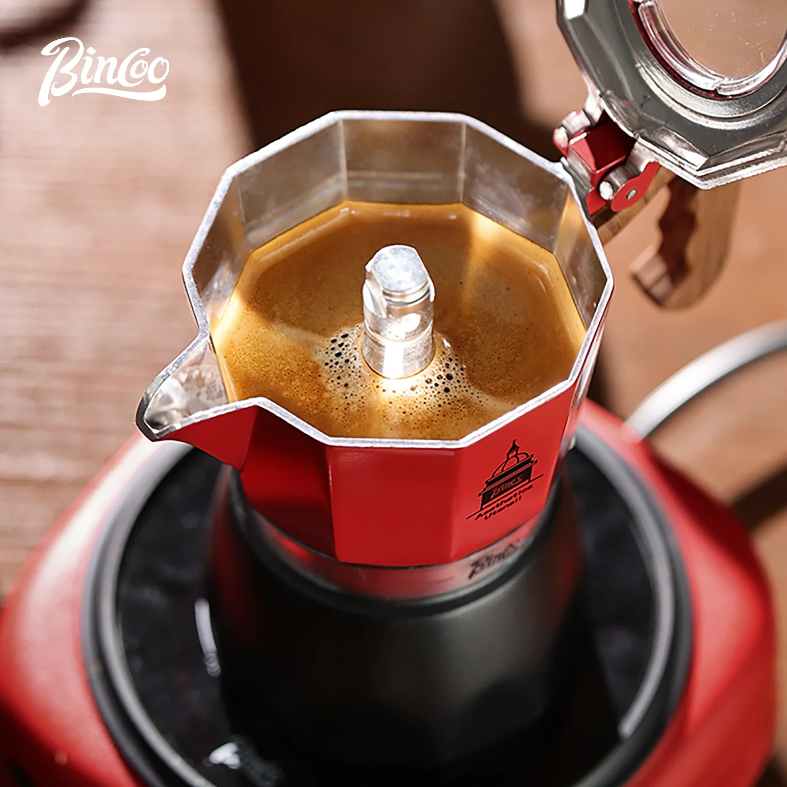 Ekspres do kawy Moka Bincoo z  – Home Barista recenzja i cena