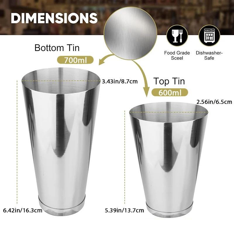 Zestaw do drinków Boston Cockt – Boston Shaker Set recenzja i cena