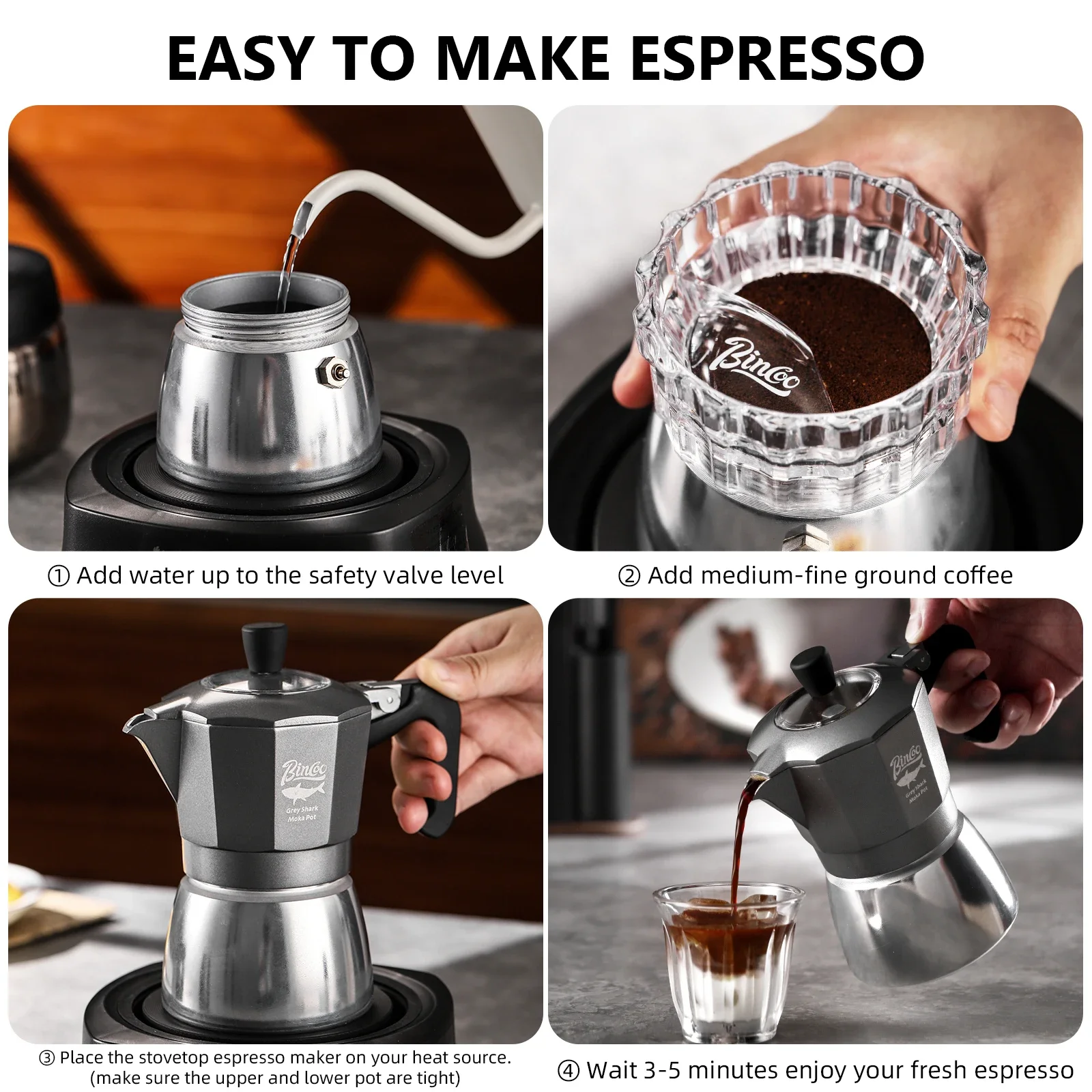 Bincoo 2-filiżankowy ekspres d – Home Barista recenzja i cena
