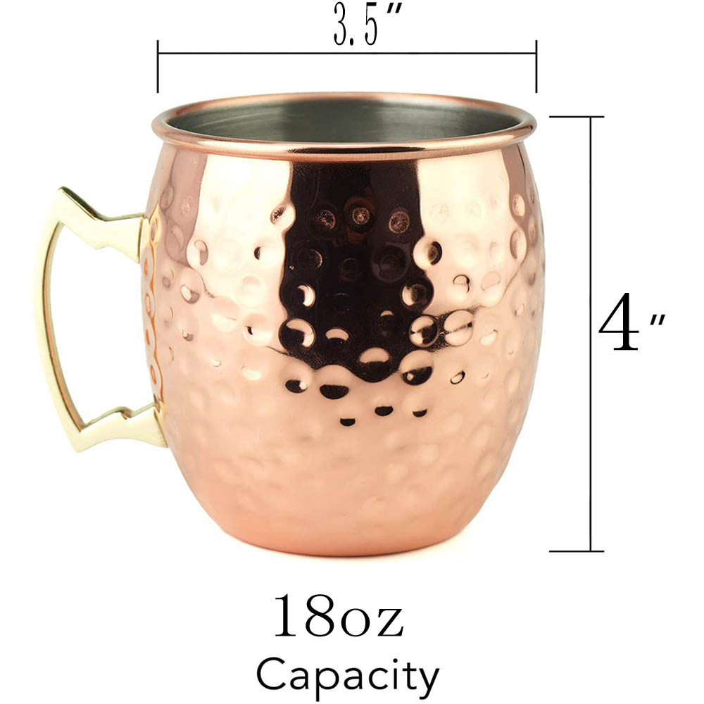 2 sztuk 100% ręcznie robione 1 – Mule Copper Mug recenzja i cena