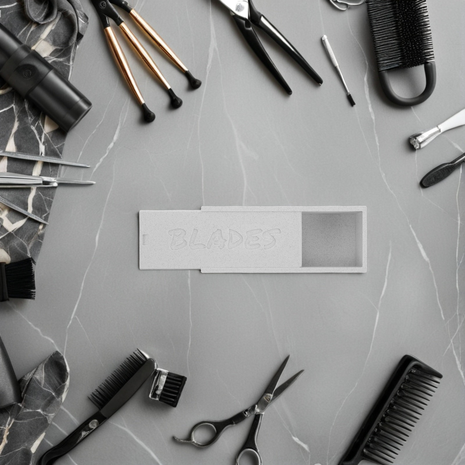 Biały dwukomorowy organizer na – Home Barber recenzja i cena