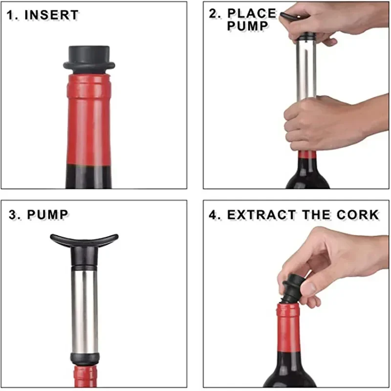 Zestaw próżniowej pompki do wi – Wine Preservation Pump recenzja i cena