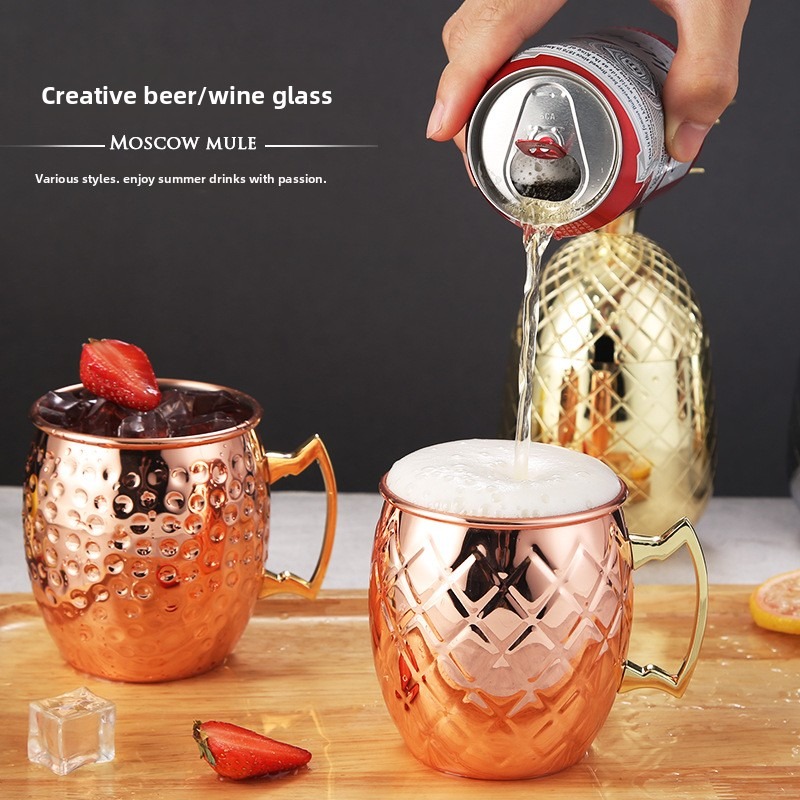 Kufel do Moscow Mule ze stali  – Mule Copper Mug recenzja i cena