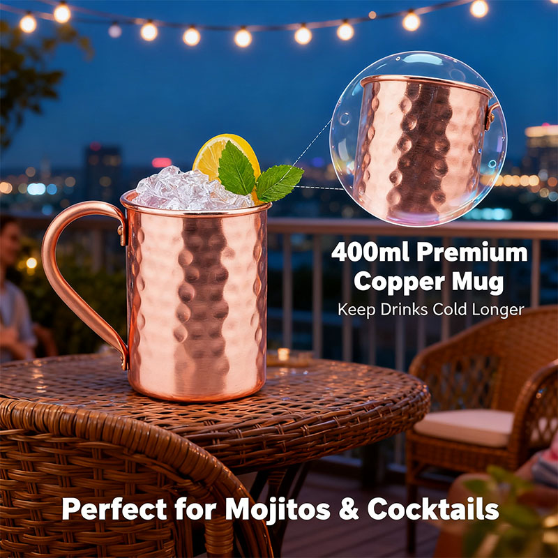Nowe, w 100% miedziane kubki,  – Mule Copper Mug recenzja i cena
