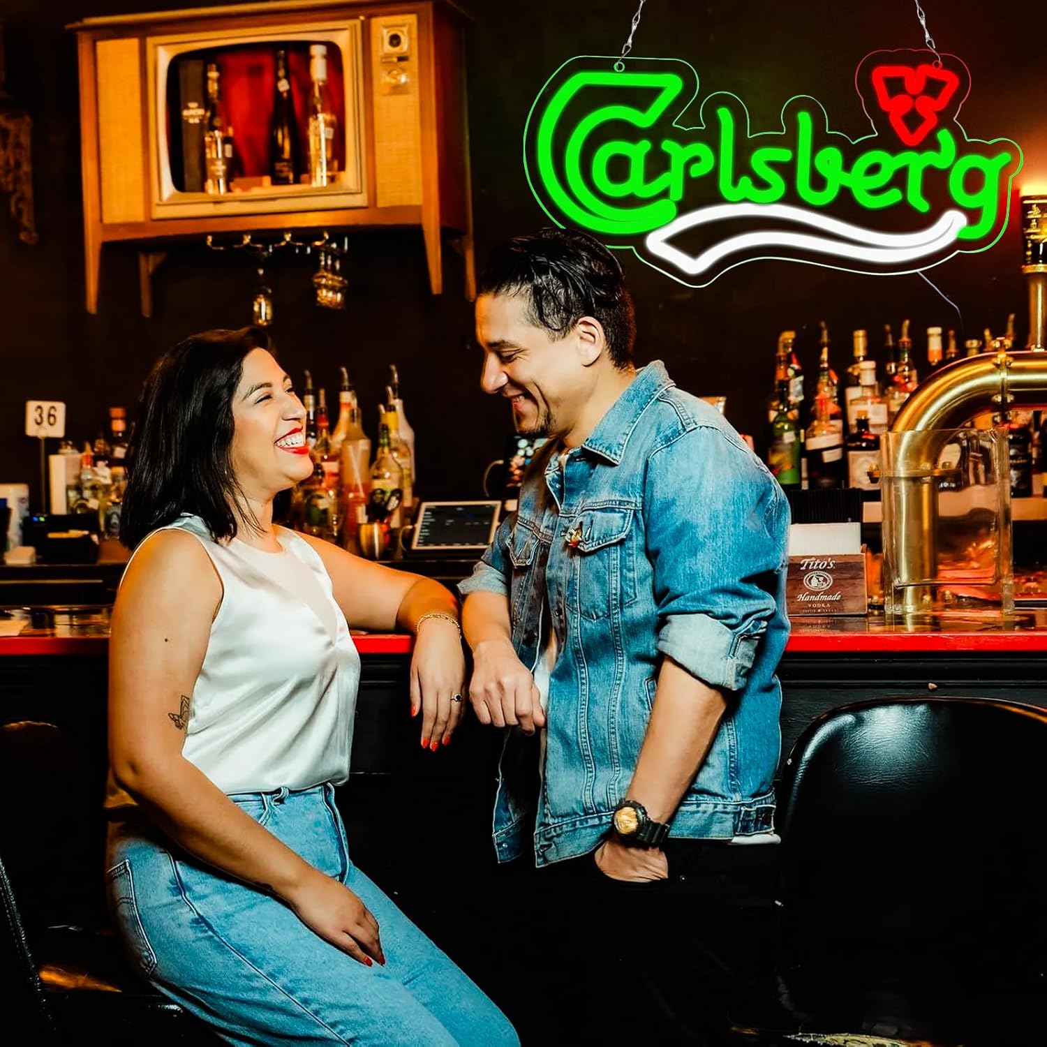 Neonowy szyld z piwem, lampka  – Home Bar And Restaurant recenzja i cena