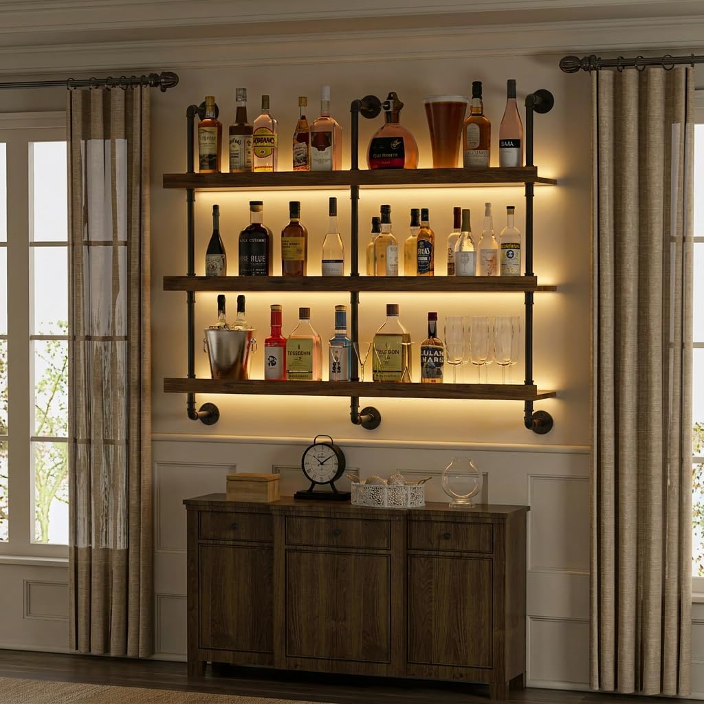Półka na wino do montażu na śc – Home Bar Shelves recenzja i cena