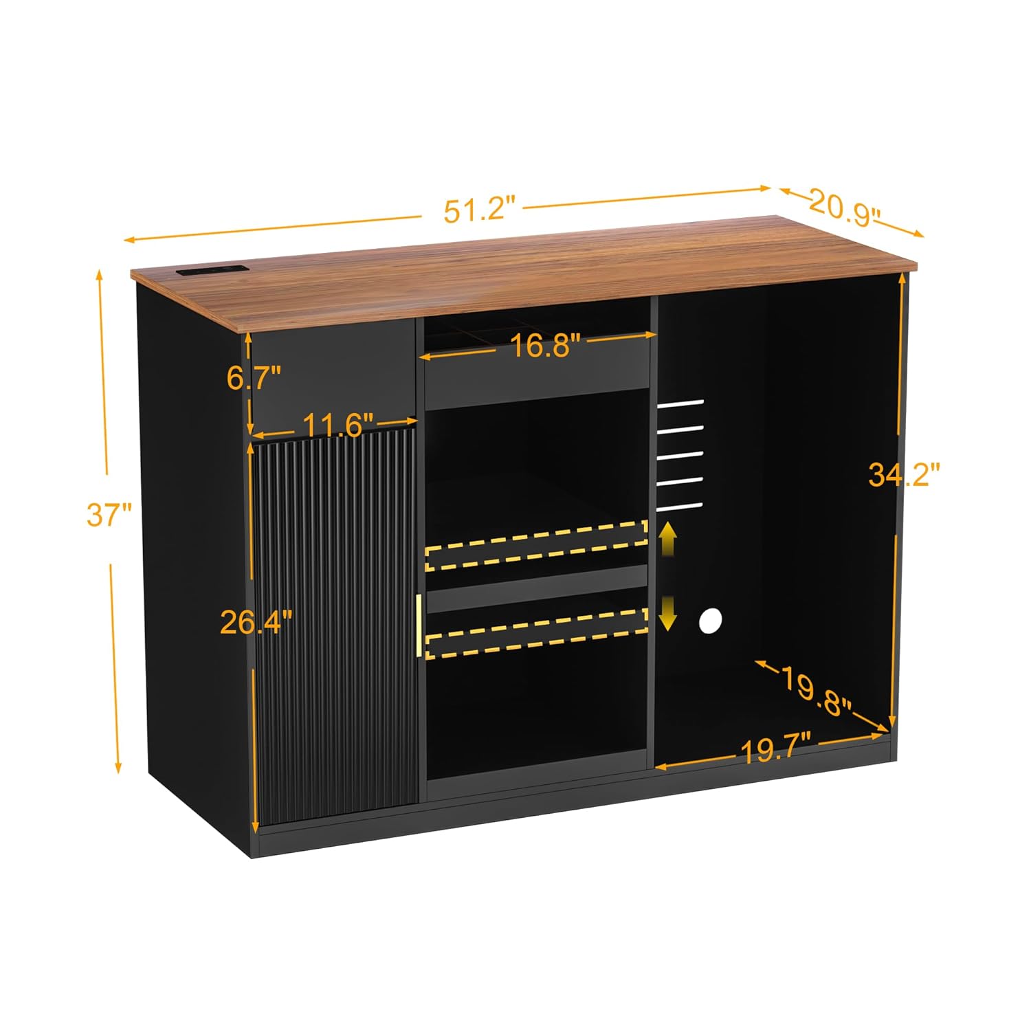 Szafka na przekąski z przestrz – Home Bar Shelves recenzja i cena