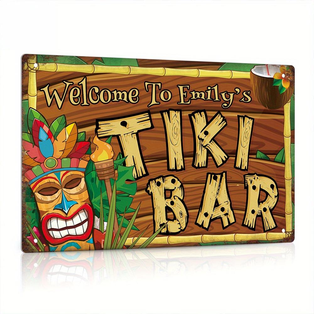 Personalizowany szyld Tiki Bar – Home Bar And Restaurant recenzja i cena