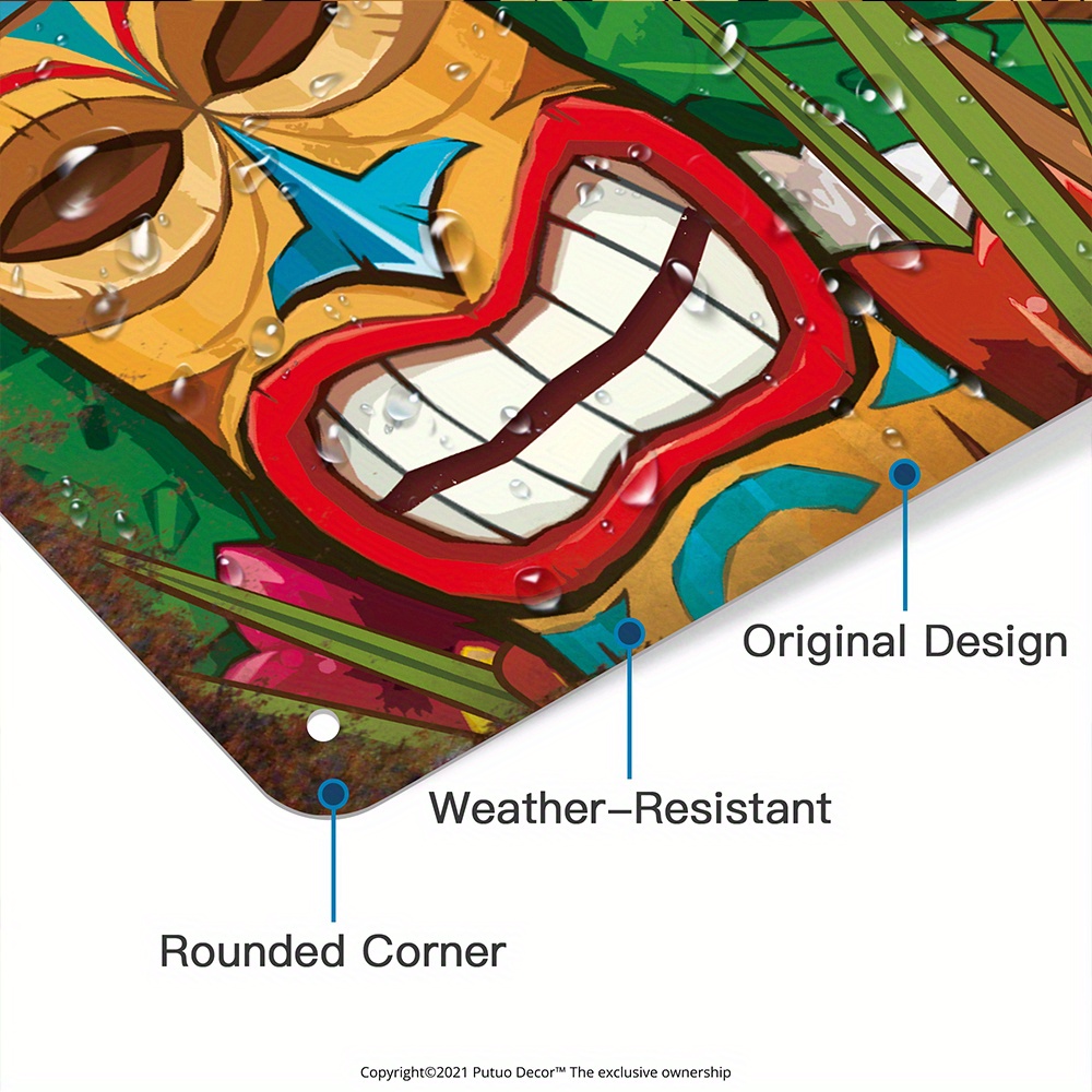 Personalizowany szyld Tiki Bar – Home Bar And Restaurant recenzja i cena