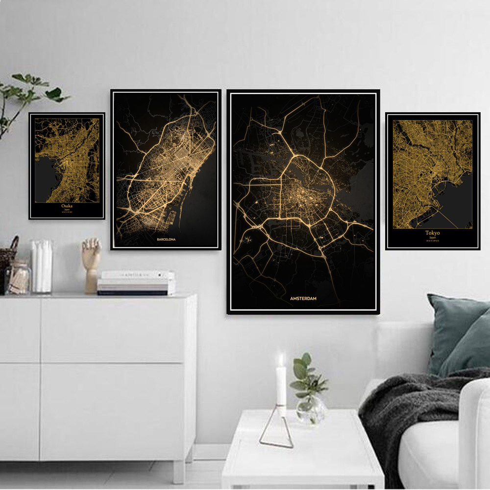 Plakat drukuje Amsterdam tokio – Home Barcelona recenzja i cena