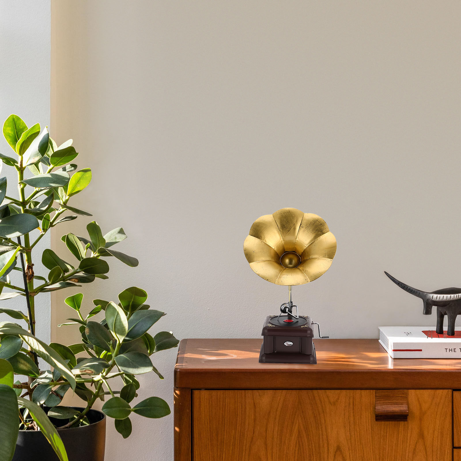 Ozdoba Gramofon Vintage, Ręczn – Home Bar Shelves recenzja i cena
