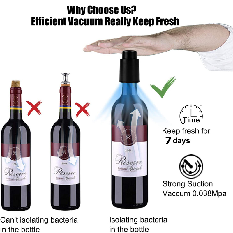 LMETJMA Korki do butelek wina  – Wine Preservation Pump recenzja i cena
