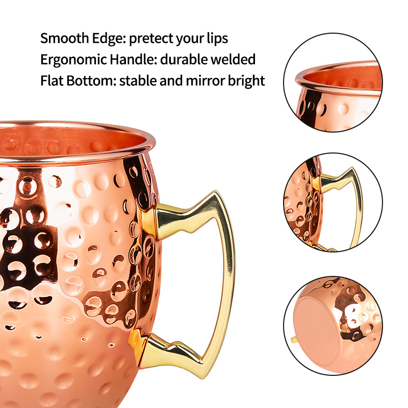 Kubki Moscow Mule ze stali nie – Mule Copper Mug recenzja i cena