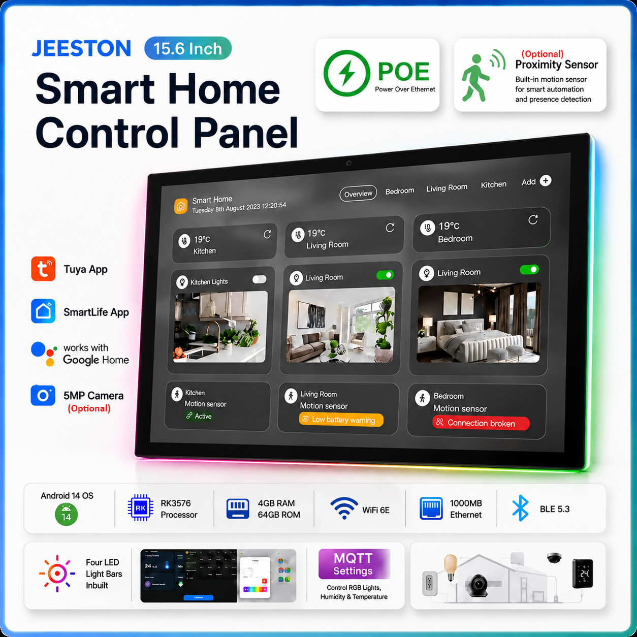 15,6-calowy panel dotykowy do  – Home Bar Android recenzja i cena
